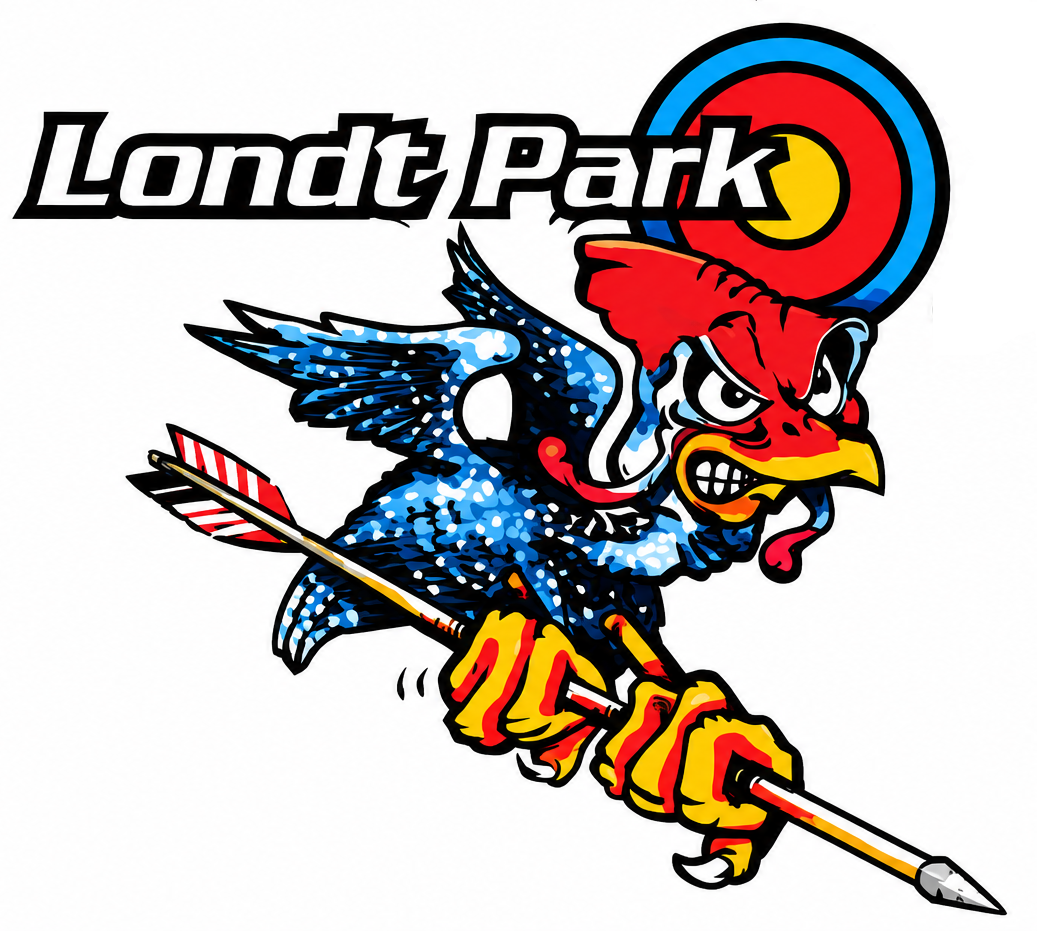 Londt Park archery mascot graphic